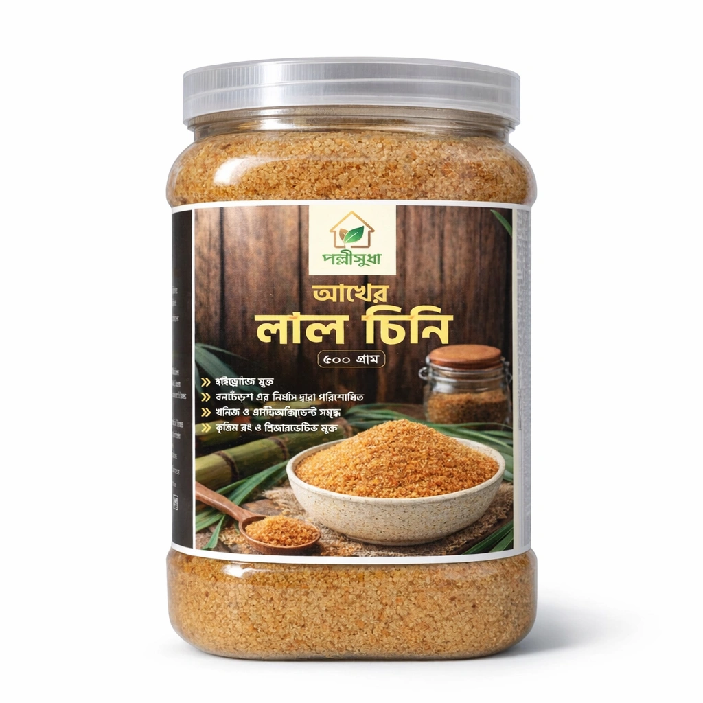 আখের লাল চিনি